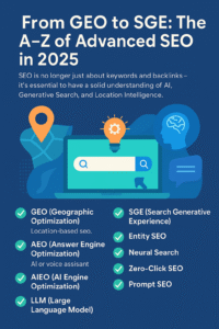 From GEO to SGE The A–Z of Advanced SEO in 2025