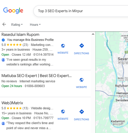 Top 3 SEO Experts in Mirpur - Rasedul Islam Rupom