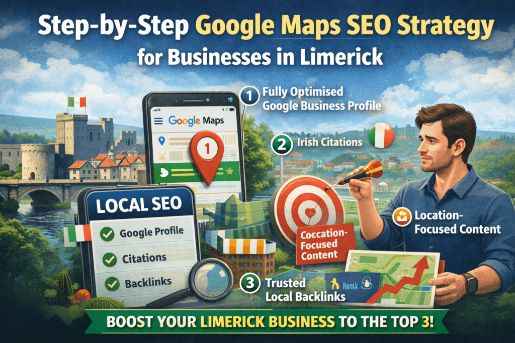 Step-by-Step Google Maps SEO Strategy for Businesses in Limerick