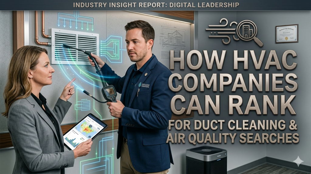 How HVAC company can Rank for duct cleaning
